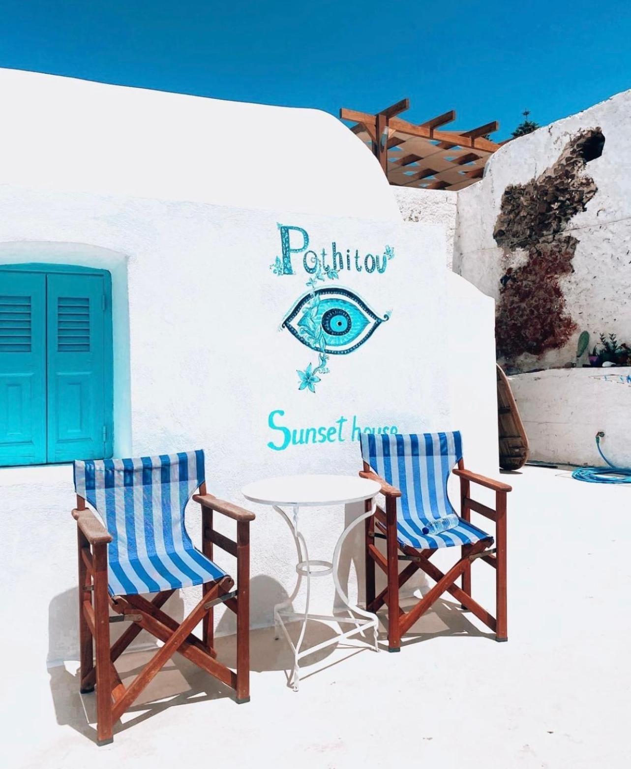 Oia Sunset House Pothitou Vila Exterior foto